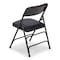 Atlas Commercial Products Triple-Braced Vinyl Padded Metal Folding Chair, Navy Blue MFC22NVVYL - alternate 3